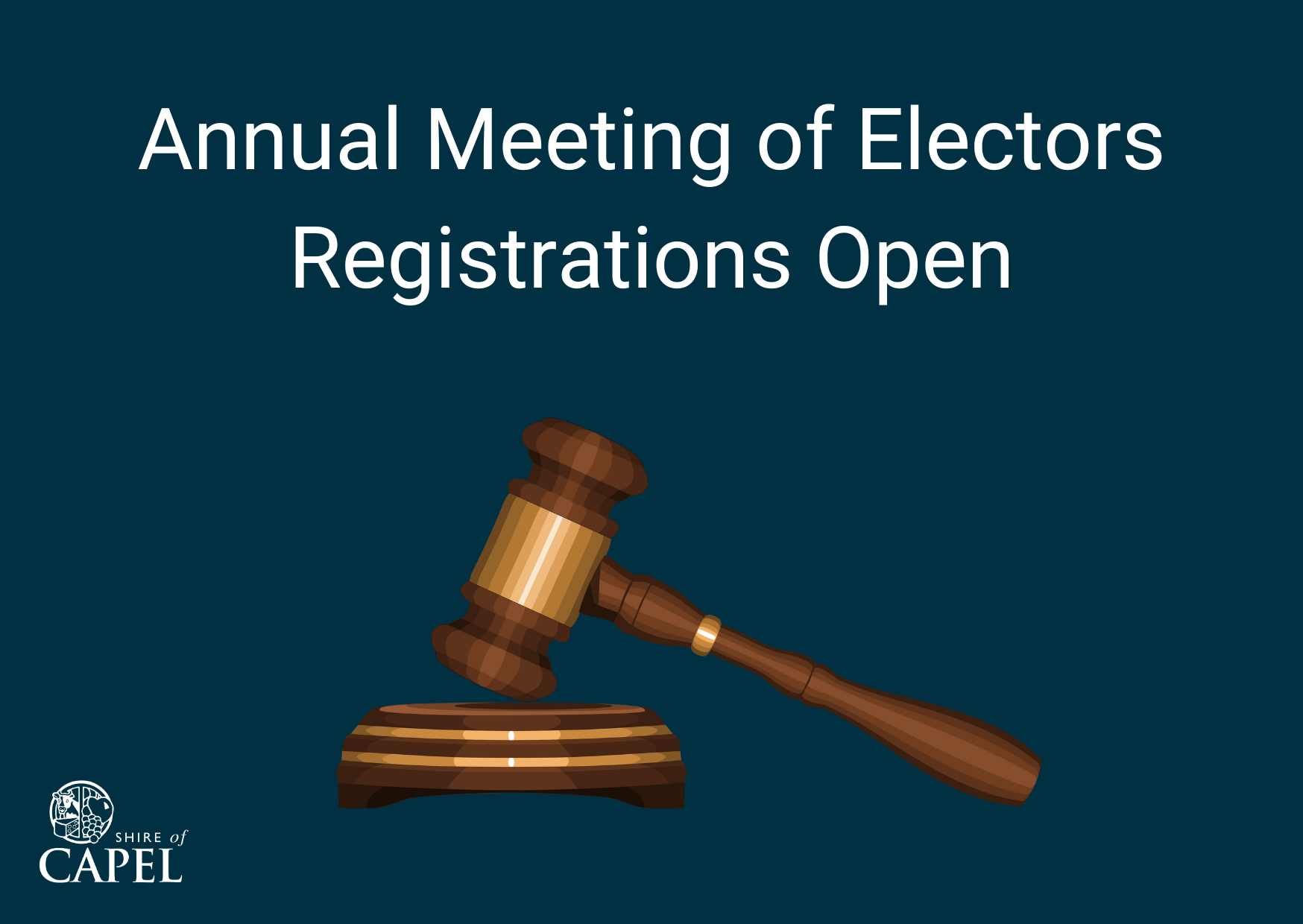 Registrations are now open for the General Meeting of Electors .