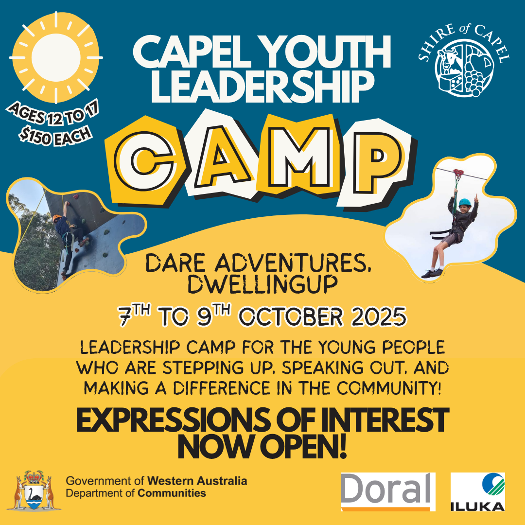 Poster of capel youth leadership camp