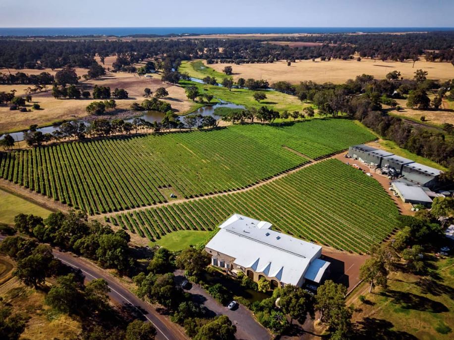 Capel Vale Winery arial shot