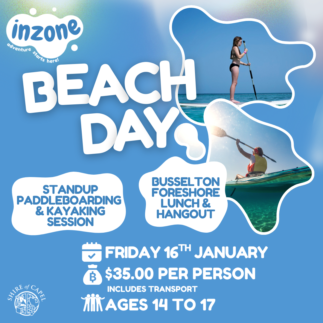 Inzone School Holiday Program- Beach Day!