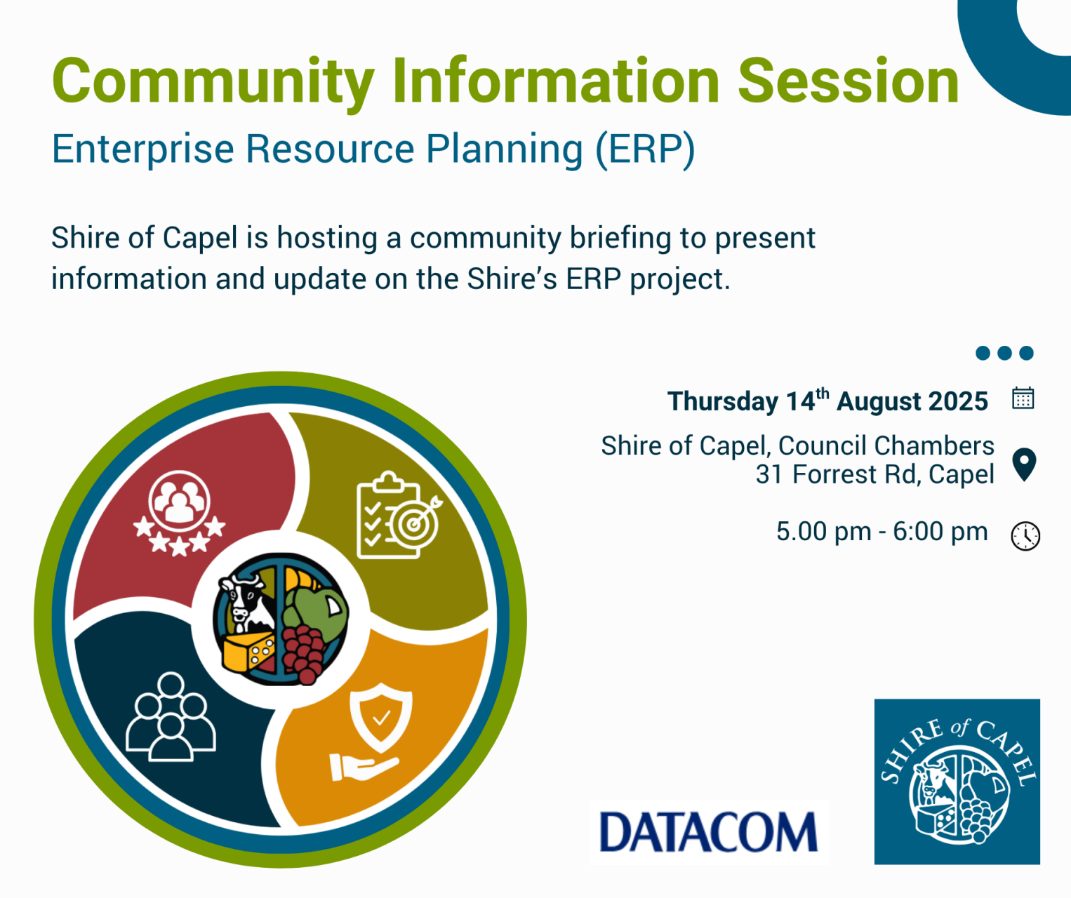 Community Information Session - Enterprise Resource Planning (ERP)