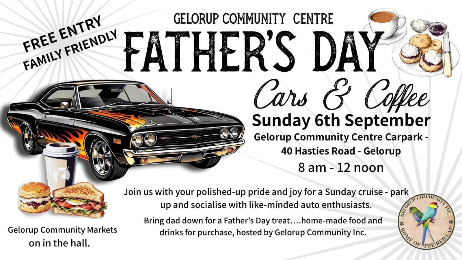Fathers Day Cars and Coffee