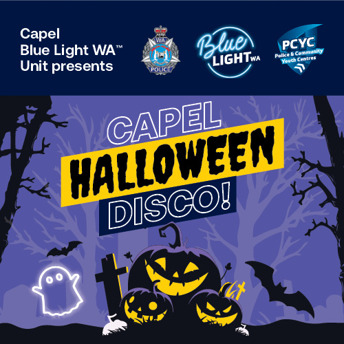 Capel Halloween Blue Light Disco