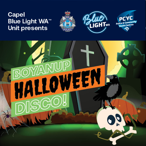 Boyanup Halloween Blue Light Disco