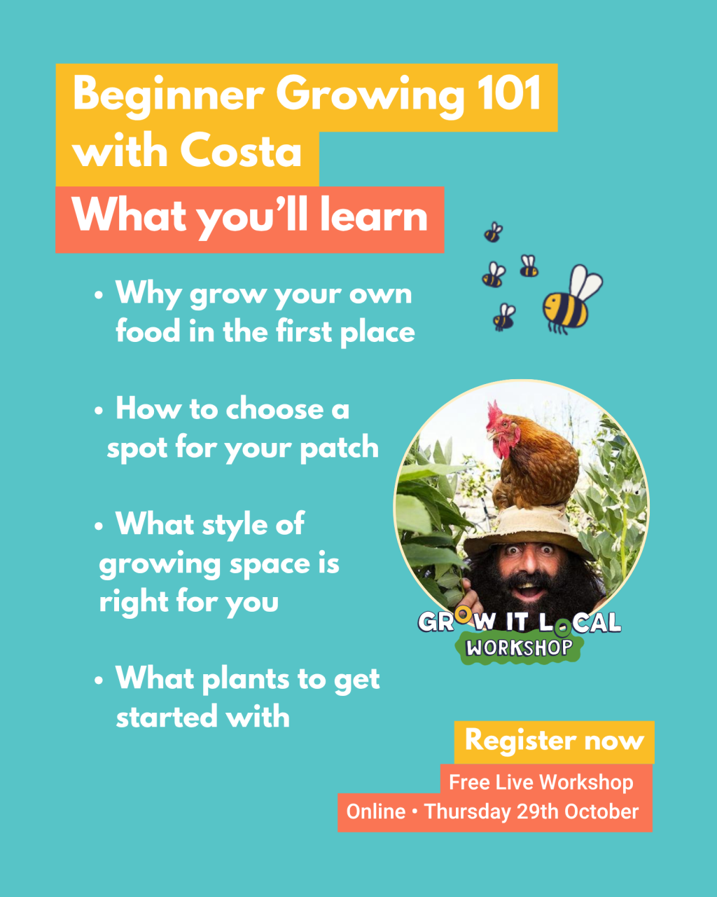 Grow It Local Online Workshop - Beginner Growing 101