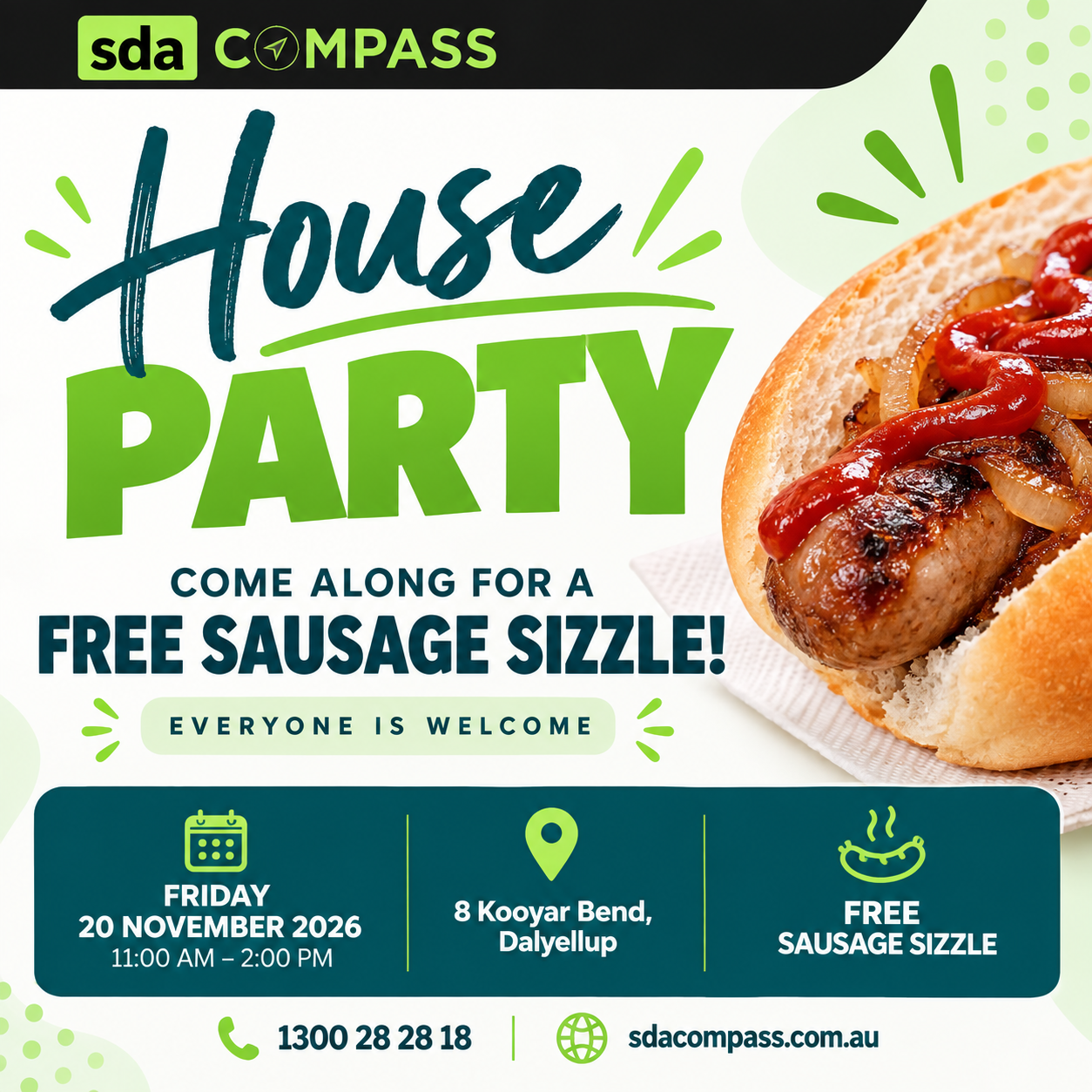 Youre Invited! SDA Compass Dalyellup House Party