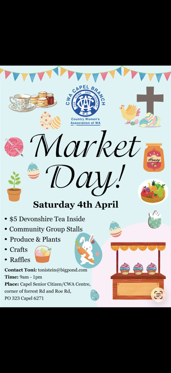 CWA Capel Branch - Market Day
