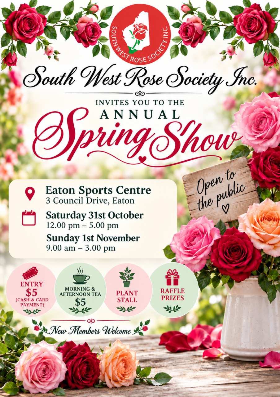South West Rose Spring Show