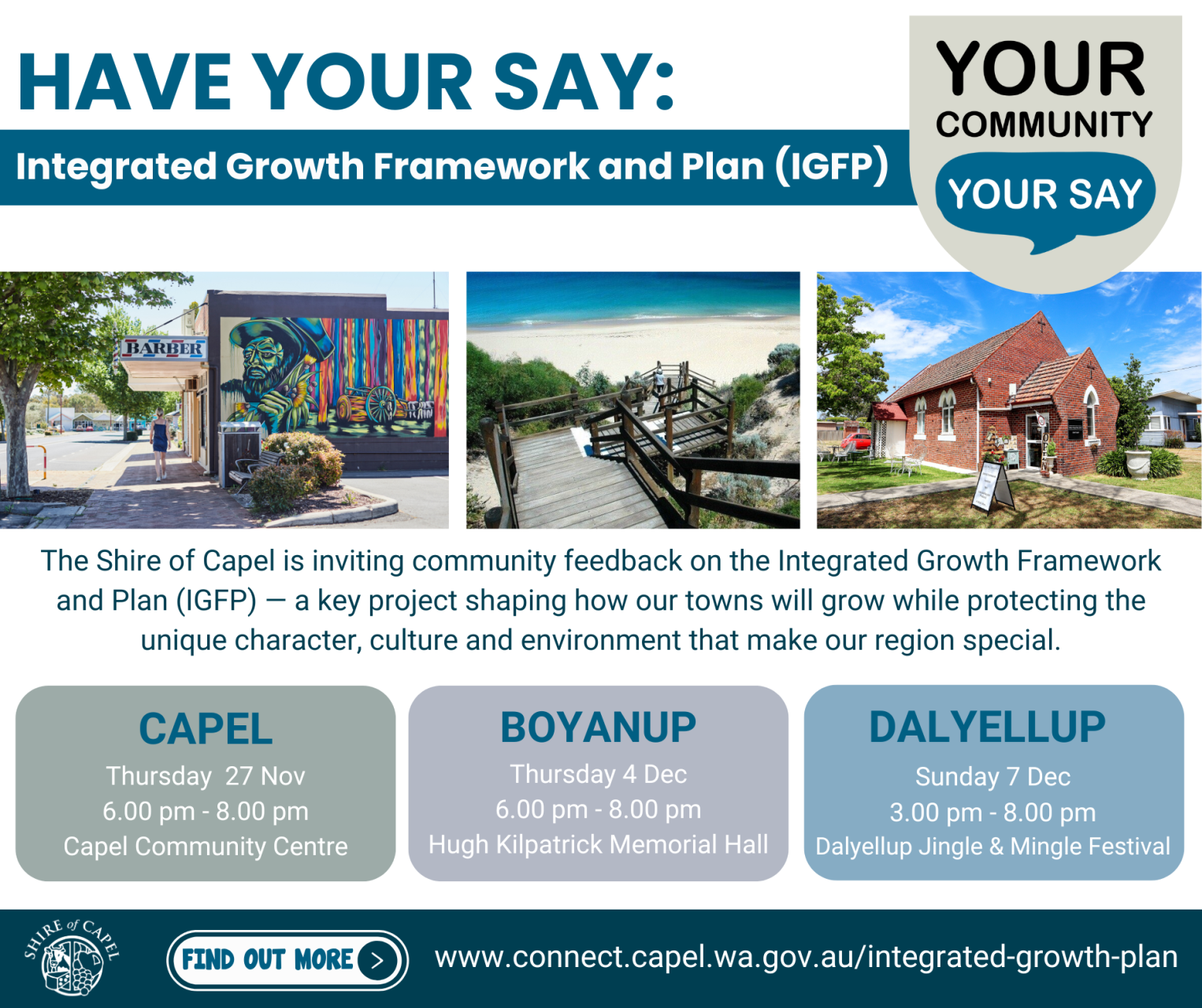 Integrated Growth Framework and Plan (IGFP) - Community Consultation