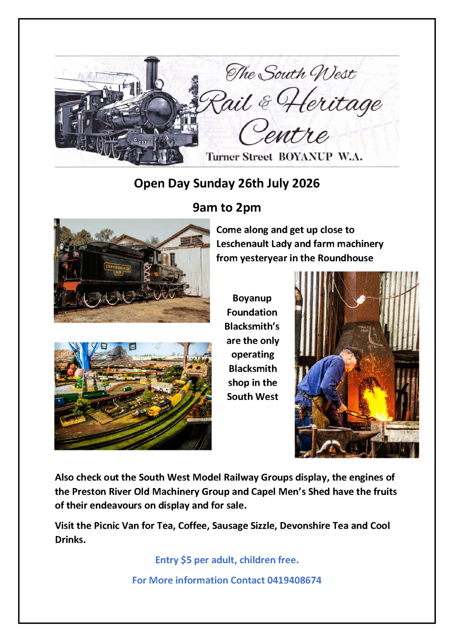 South West Rail & Heritage Centre July Open Day