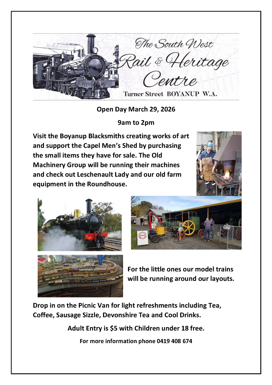 South West Rail & Heritage Centre March Open Day