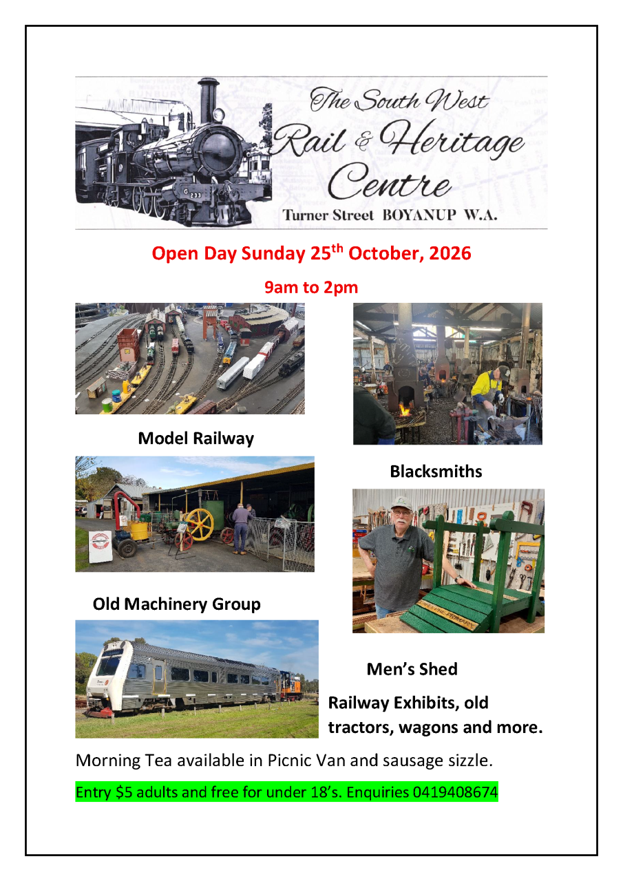 South West Rail and Heritage Centre October Open Day