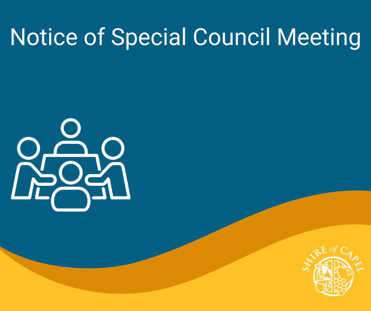 Notice of Special Council Meeting