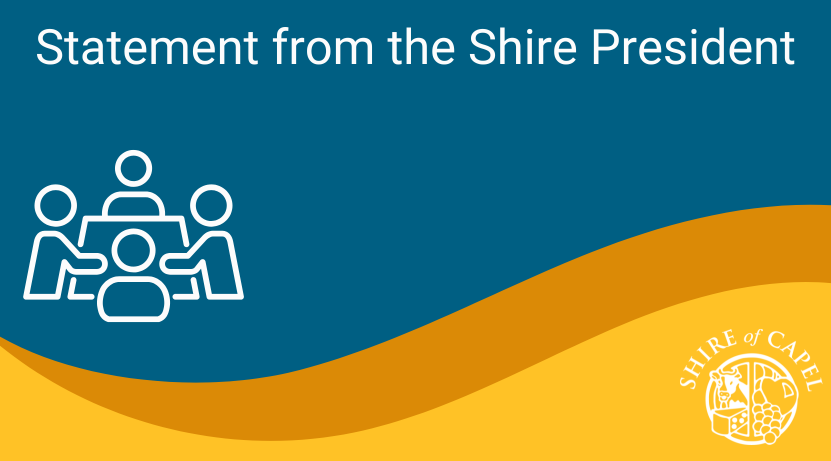 Statement from the Shire President