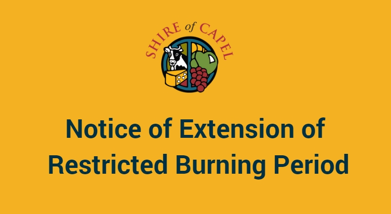 Notice of Extension of Restricted Period